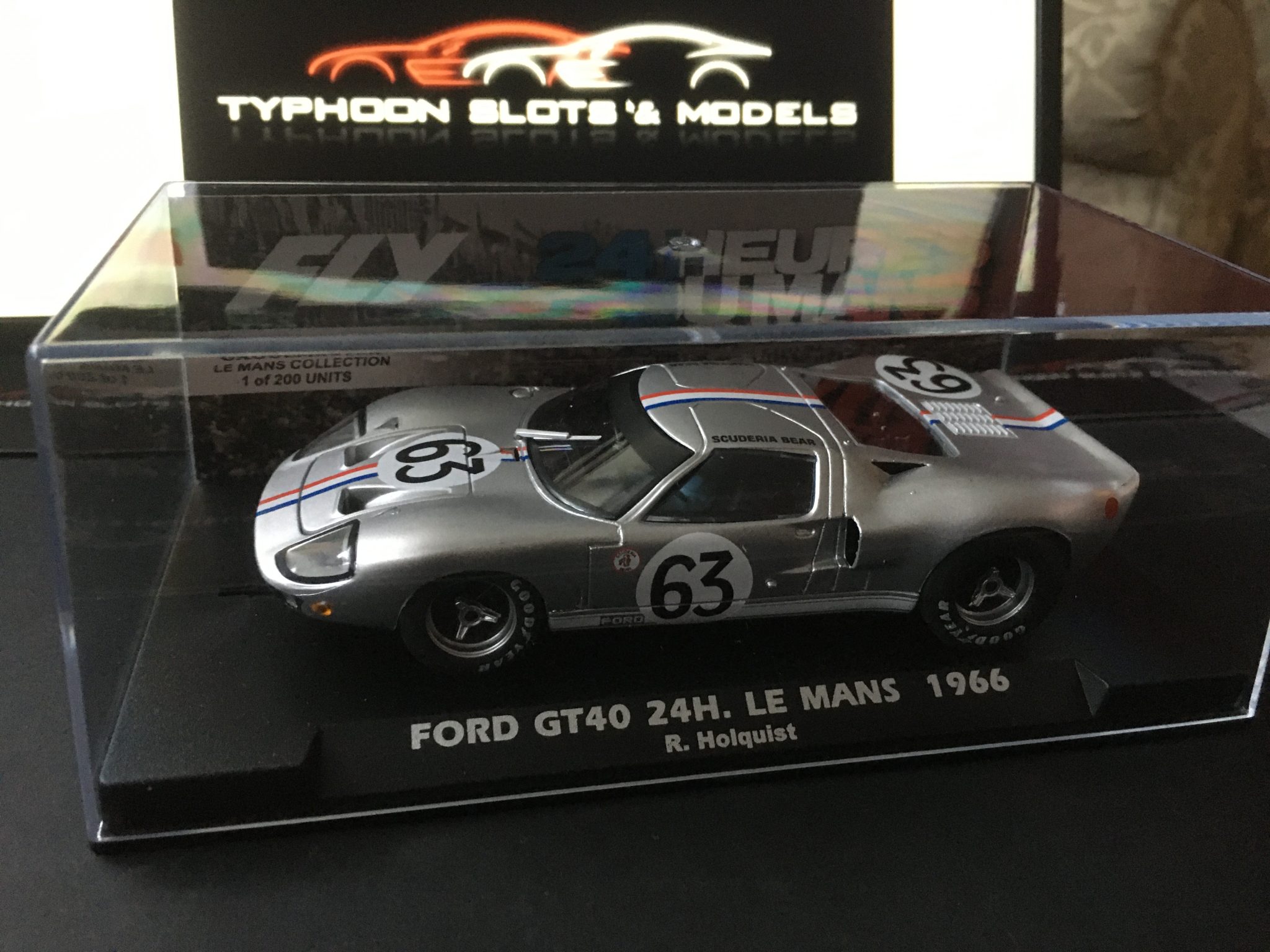 Elm06 Fly Ford Gt40 Le Mans 1966 New And Boxed Fly Slot Car Elm06