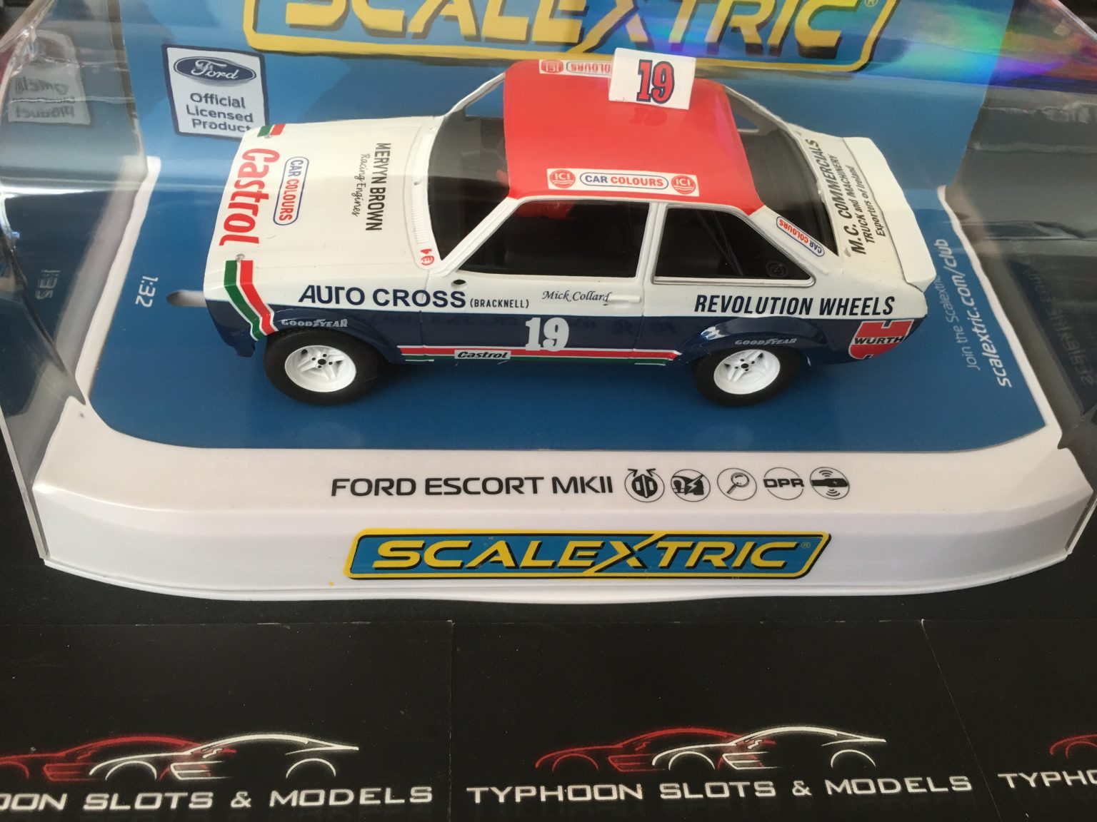 Scalextric C Ford Escort Mk Hot Rod New Boxed Scalextric