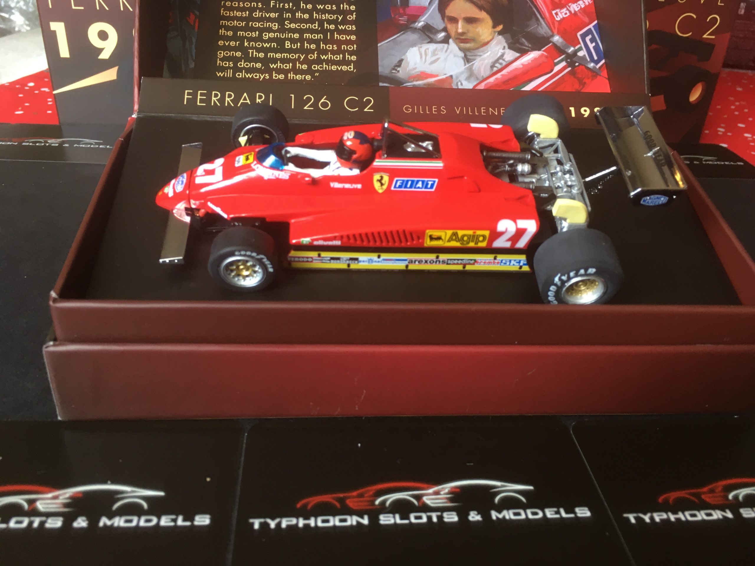 PCW01 - Policar Ferrari 126C - Gilles Villeneuve - PCW01 - New & Boxed ...